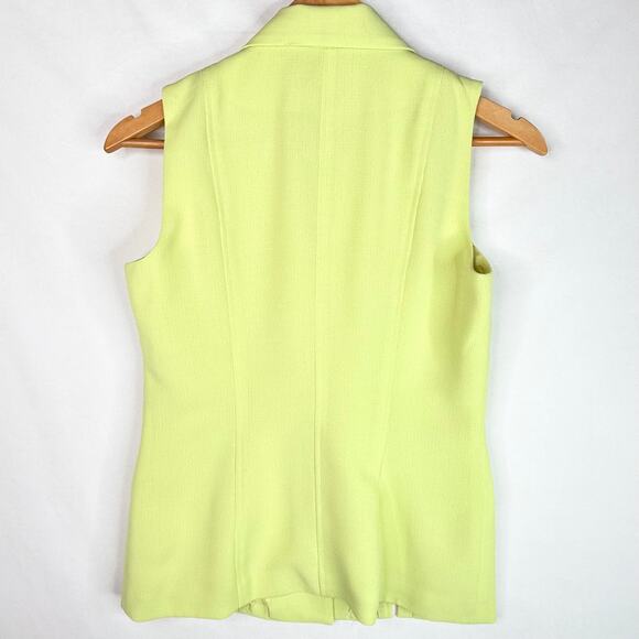 Nicole Alexander Lime Green Chain Vest 4 - Picture 4 of 9
